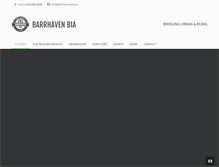 Tablet Screenshot of barrhavenbia.ca